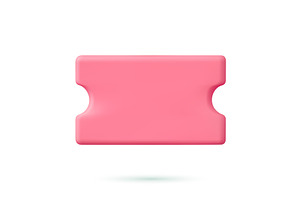 3d render coupon., an Object Illustration by ModVector