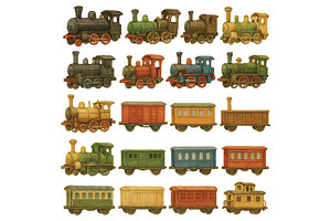Train Set, an Object Graphic by RT Studio