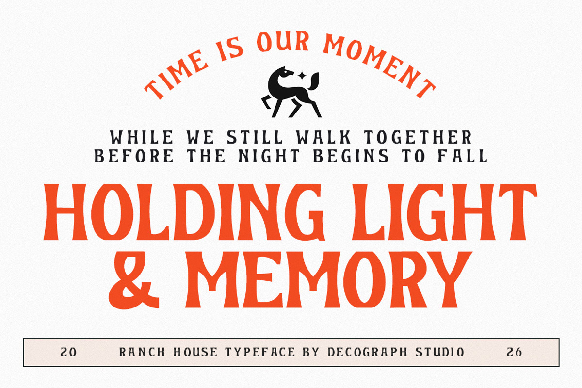 Ranch House – Western Classic Serif, a Serif Font by decographstud (Photo 5 of 9)