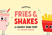 Fries and Shakes Font, a Font by Lollipop Hand Drawn (Thumbnail 1 of 8)