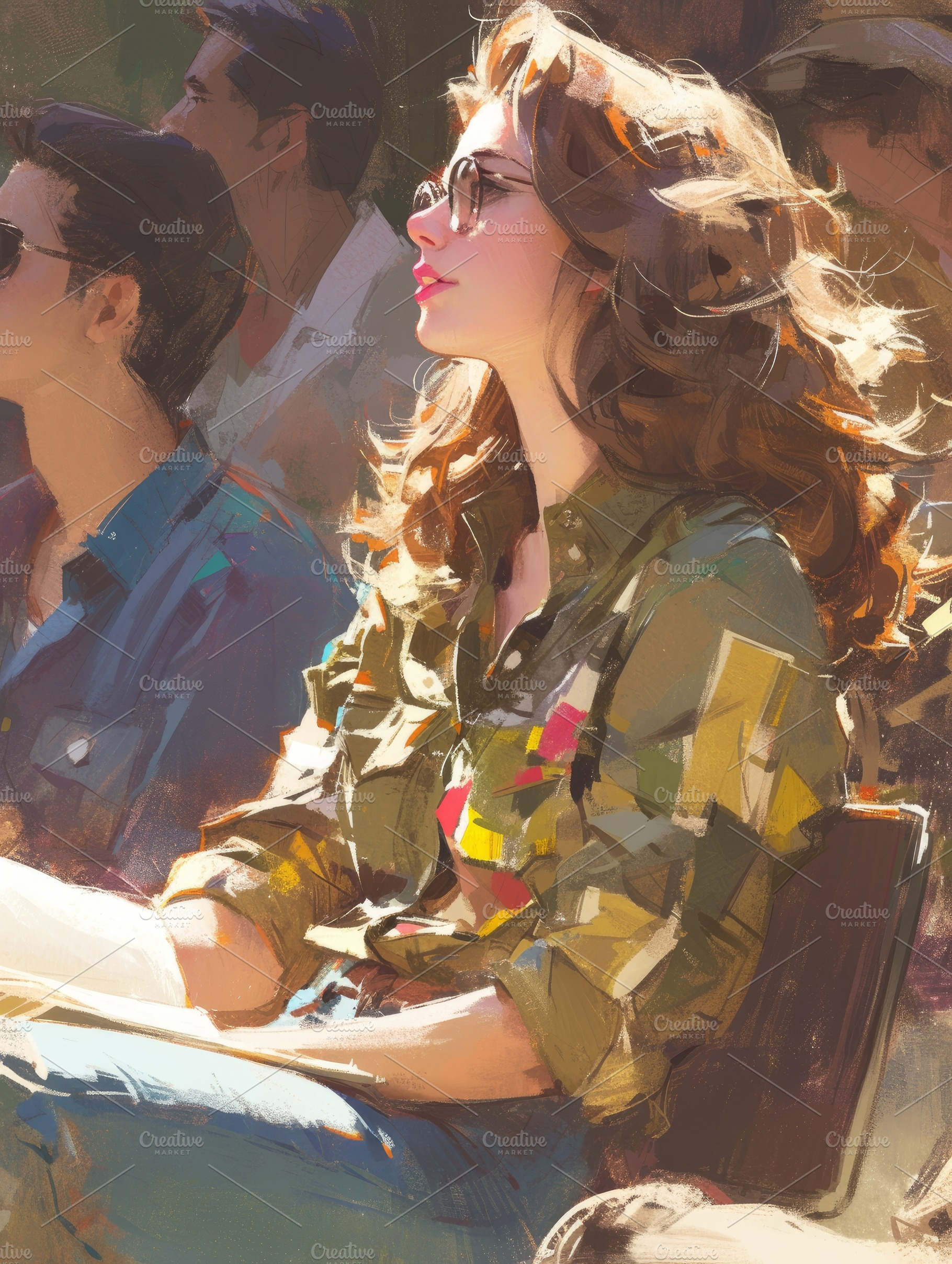 female student at a lecture, a Photo by Pictures for you!!!!!!!!!