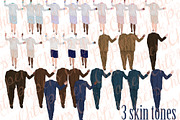 Graduation Clipart,Graduation gowns, an Illustration by chilipapers (Thumbnail 2 of 6)