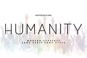 Humanity, a Sans Serif Font by FreshTypeINK (Thumbnail 1 of 8)