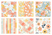 Sweet Spring Floral Seamless Pattern, an Illustration by Dream Creation (Thumbnail 3 of 6)