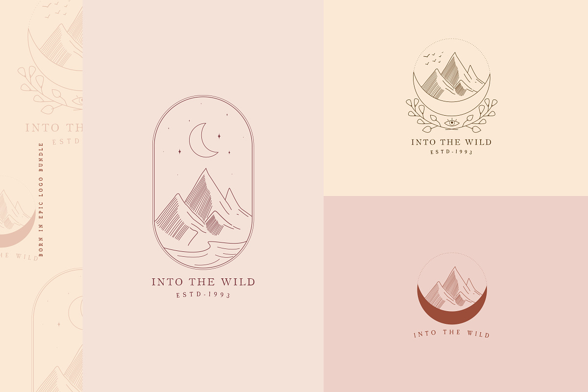 Born in Epic Logos//Updated, a Branding & Logo Template by SNIPESCIENTIST