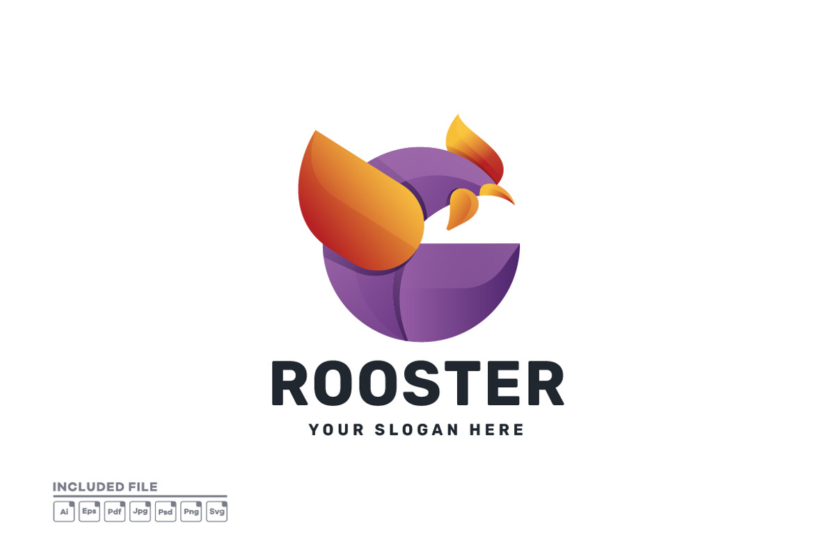 Rooster Logo Icon Design Vector, a Branding & Logo Template by yuanesei
