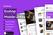 Exshop UI Kit, an UI Kit Template by Kawalan Studio (Thumbnail 1 of 6)