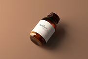 Amber Glass Jar / Bottle Mockups, a Cups & Container Mockup by pmvch (Thumbnail 8 of 10)