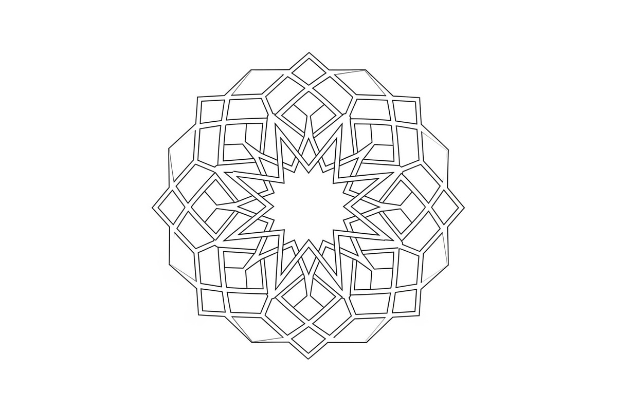Islamic Mandala Geometric Bundle, an Illustration by Gaye Art (Photo 3 of 51)