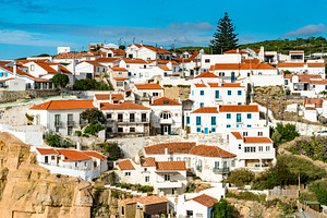Azenhas do mar at the atlantic ocean stock photo containing portugal and, an Architecture Photo by Leonid Andronov