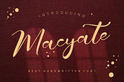 Macyate Font, a Handwritten Font by albert_kalingga (Thumbnail 1 of 6)