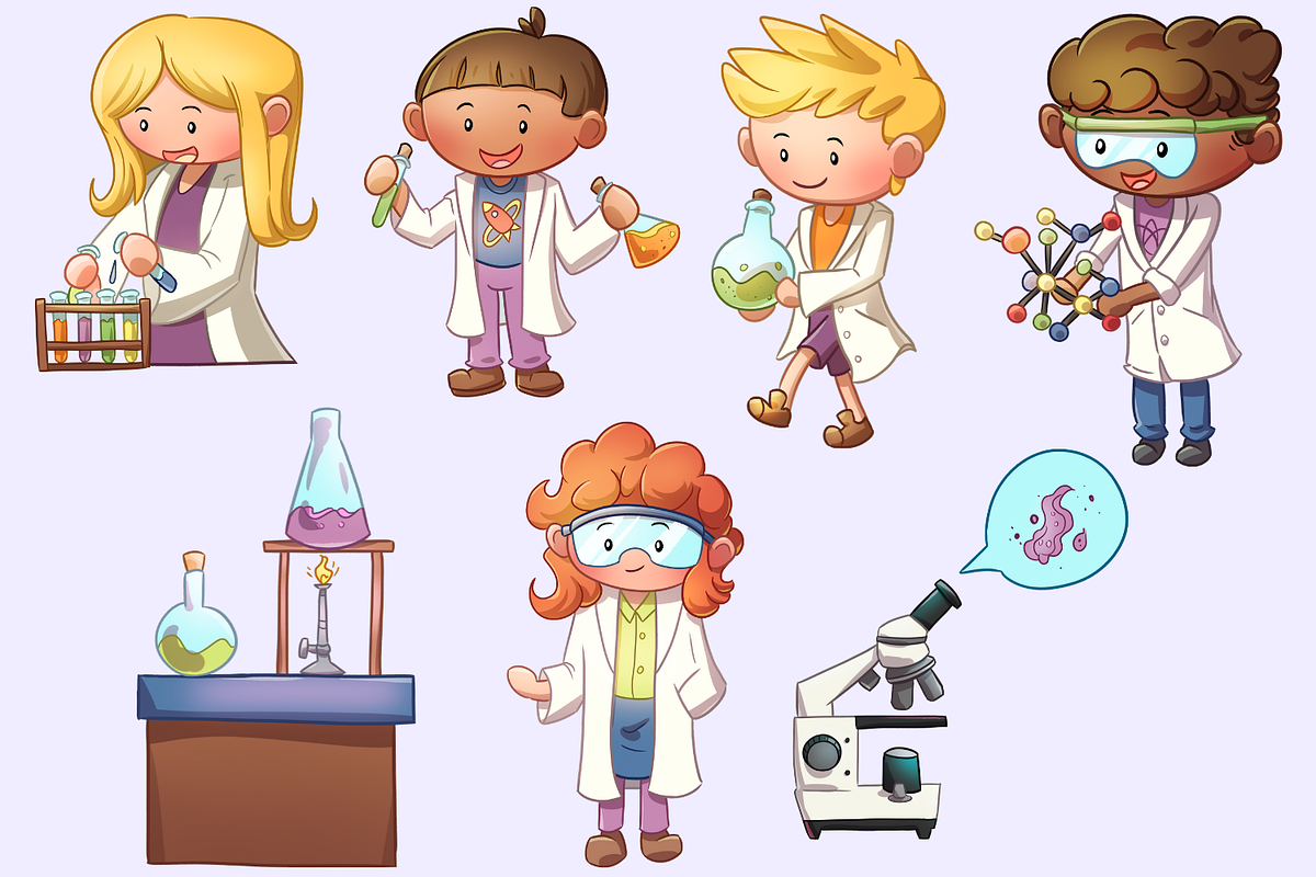 Science Lab Clip Art Collection, an Education Illustration by Keepin ...