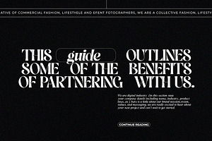 The Gillery Serif Typeface