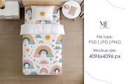Bedding Mockup, Duvet Cover Pillow, a Household Mockup by Mie Mockup Studio (Thumbnail 3 of 5)
