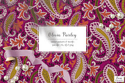 Olivia Paisley Pattern & Motifs, a Pattern Graphic by Zeesi Design Garden (Thumbnail 1 of 11)