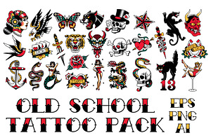 Old School Tattoo Pack