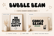 Bubble Bean, a Sans Serif Font by cocodesign (Thumbnail 3 of 7)