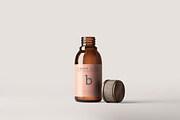 Amber Glass Bottle Mockups, a Cups & Container Mockup by pmvch (Thumbnail 10 of 20)