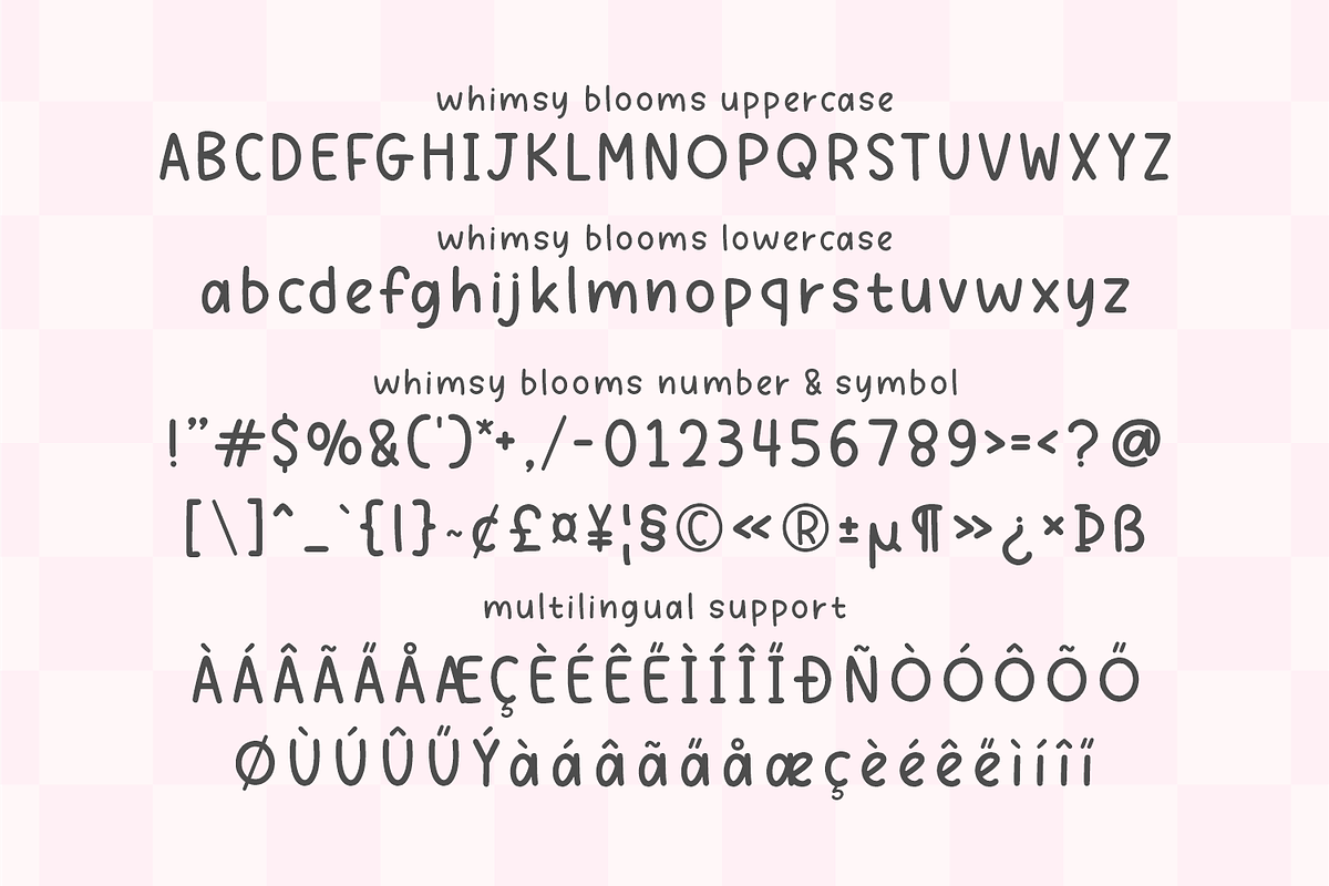 Whimsy Blooms - Playful Font, a Handwritten Font by Keithzo (Photo 7 of 7)