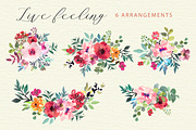 Watercolor floral collection, an Illustration by Julycolor (Thumbnail 3 of 7)