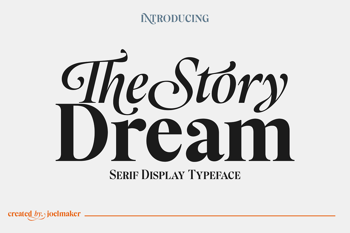 The Story Dream, a Serif Font by joelmaker (Photo 23 of 24)