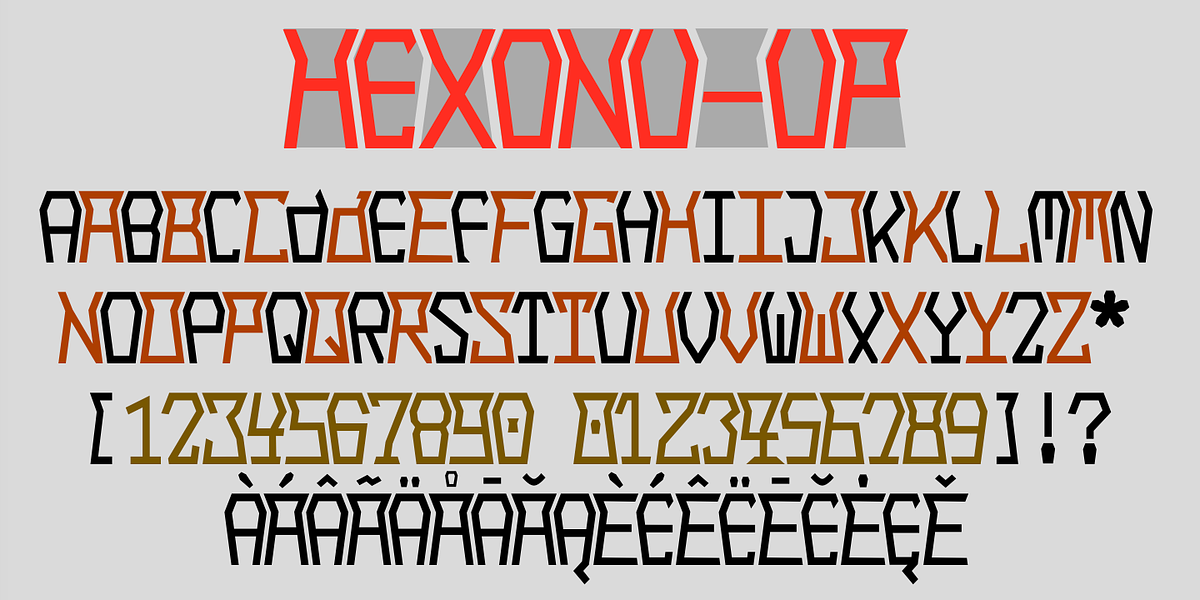 Hexonu, a Sans Serif Font by Ingrimayne Type (Photo 7 of 8)