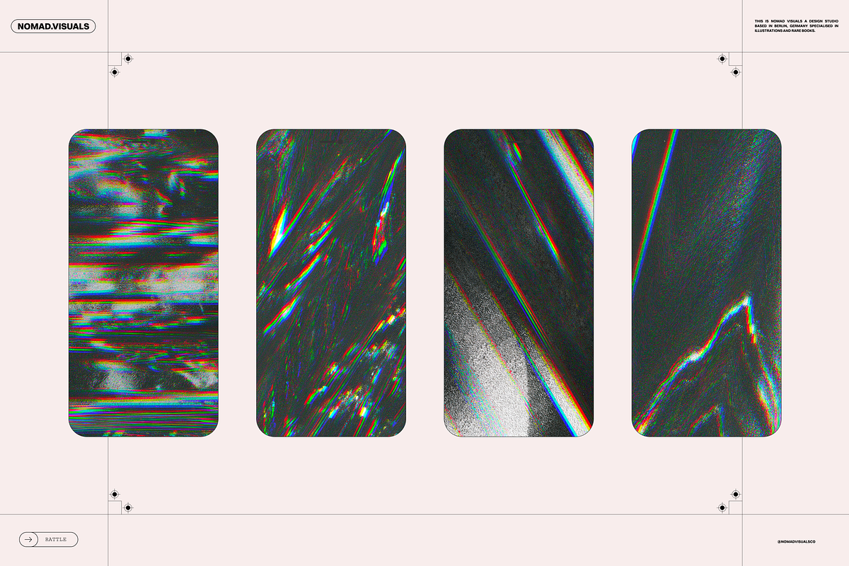 Scanner Rattle Textures, a Texture Graphic by Nomad Visuals (Photo 3 of 12)