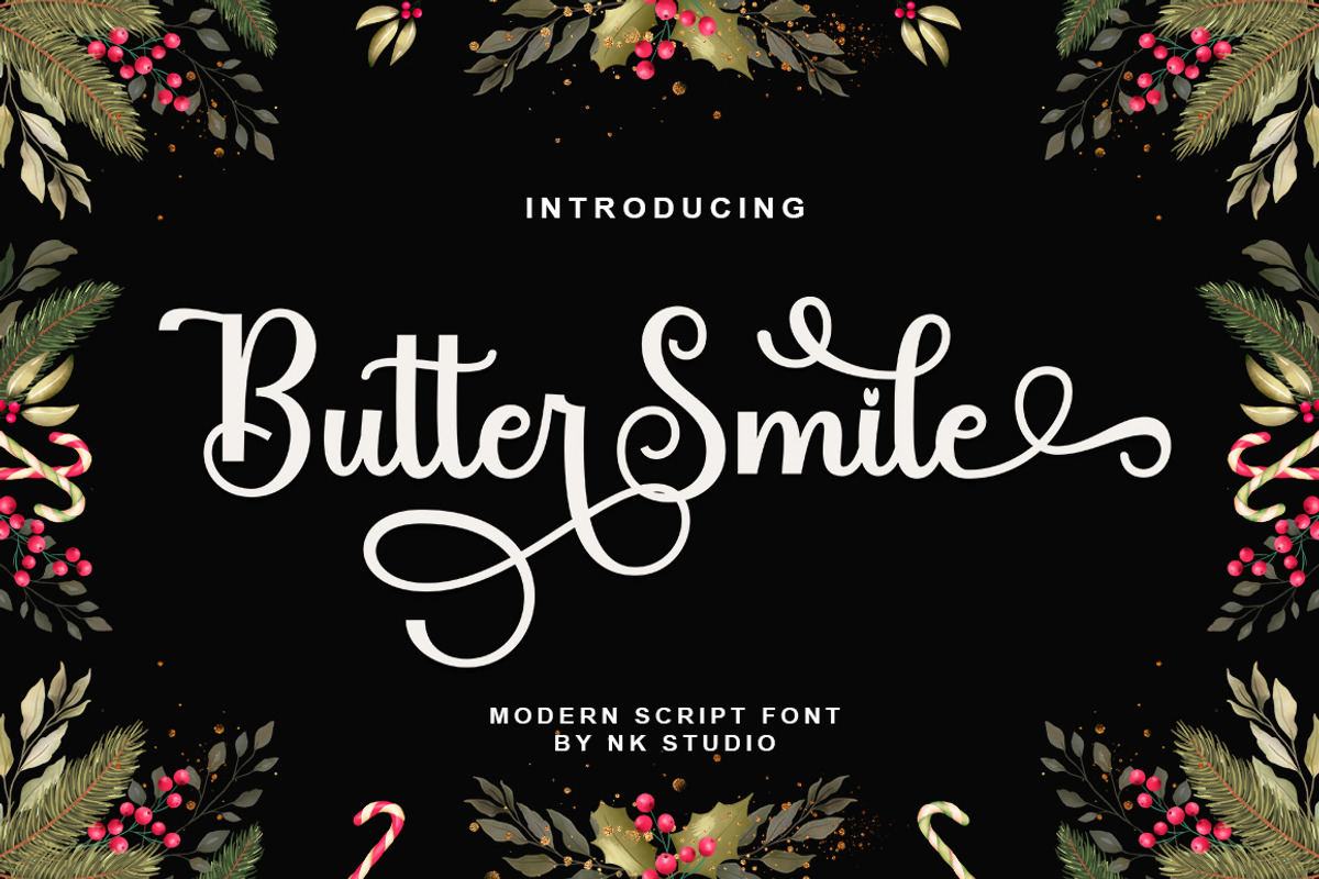Butter Smile, a Script Font by Nurul_kamal (Photo 1 of 7)