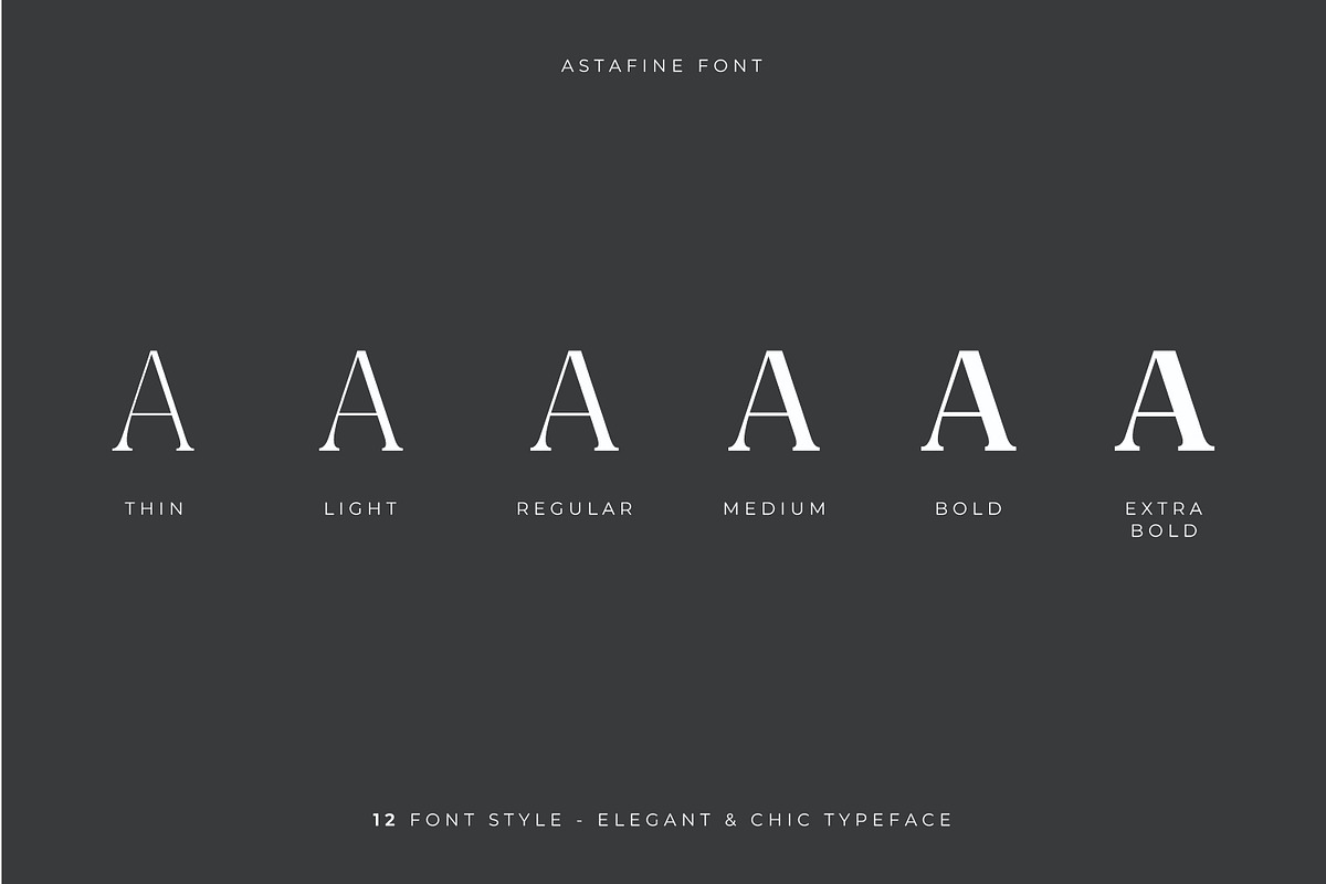 Astafine - Serif Typeface Family, a Serif Font by Rishsketch (Photo 10 of 16)