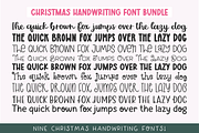 CHRISTMAS HANDWRITING FONT BUNDLE V1, a Handwritten Font by Blush Font Co. (Thumbnail 2 of 2)
