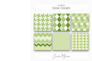 Lime Cream Seamless Digital Paper, a Pattern Graphic by Creative Matrix82 (Thumbnail 4 of 6)