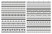 30 Vector Border Seamless Patterns, a Pattern Graphic by Digiselector Design Goods (Thumbnail 2 of 2)