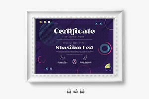 Creative Certificate Template, a Stationery Template by Artnivora.Std