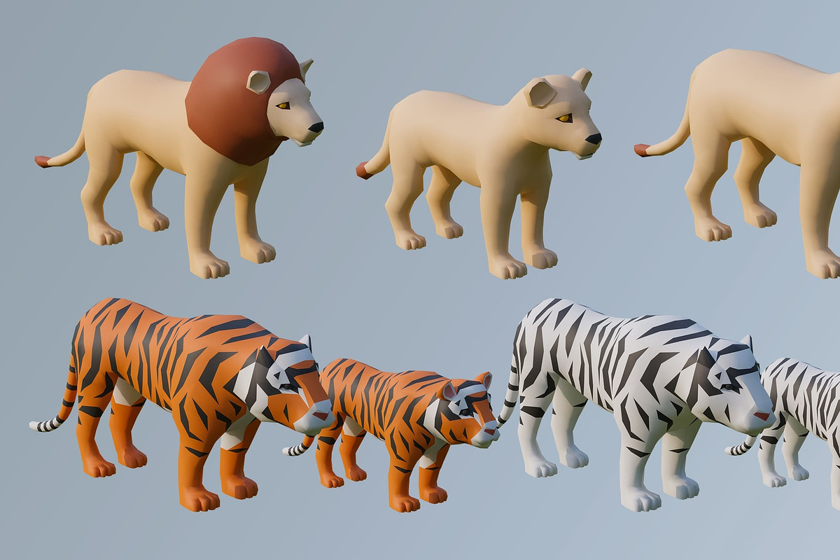 Animals 1, an Animal 3D Model by ithappy (Photo 19 of 32)