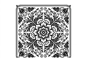 50 Elegant Floral Ornament Bundle, a Decorative Illustration by Amazin_art (Thumbnail 11 of 29)