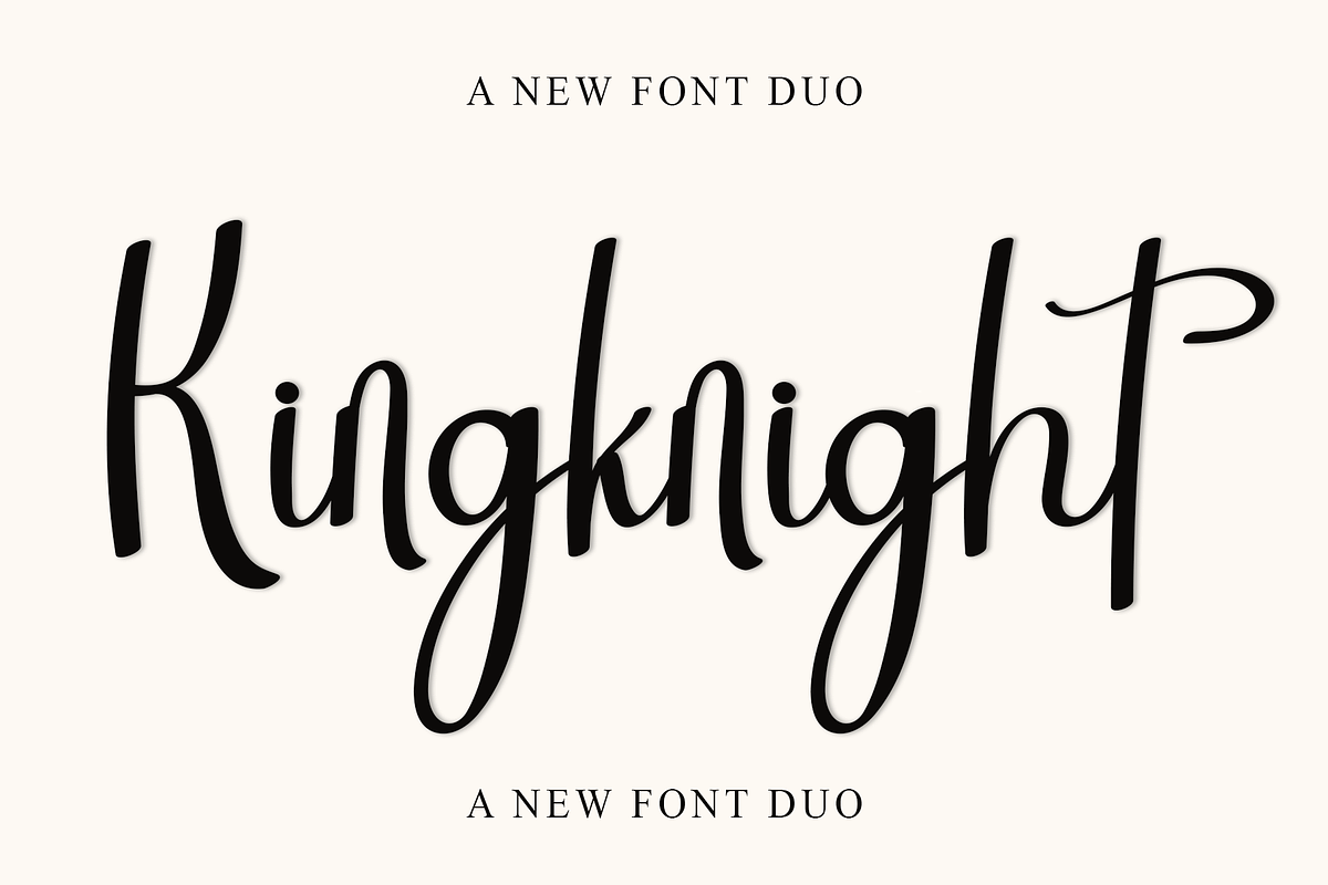 Kingknight, a Handwritten Font by FreshTypeINK (Photo 1 of 7)