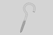 Screw hooks, an Object 3D Model by fahad121 (Thumbnail 5 of 7)