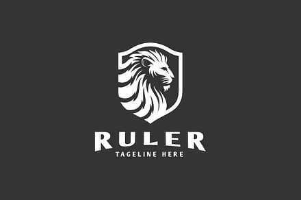 Lion Ruler Logo Design