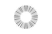 Sunburst Rays Vector Bundle Bundle, an Illustration by yasushie (Thumbnail 19 of 31)