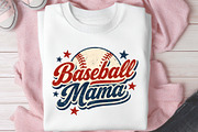 Retro Baseball Mama PNG Tshirt Sport, a Sport Illustration by SugarCloudStudioArt (Thumbnail 5 of 6)