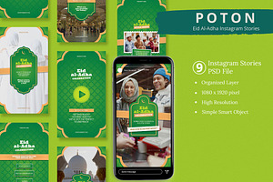 Eid Al-Adha Instagram Story & Canva, a Social Media Template by Attype