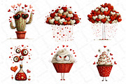 Quirky Valentine Whimsical Love Clip, an Illustration by DreamPrint404 (Thumbnail 2 of 6)