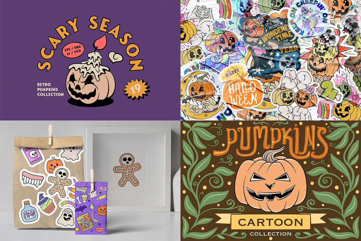 Halloween Bundle 80% OFF, an Illustration by Alina Sh (Photo 4 of 13)