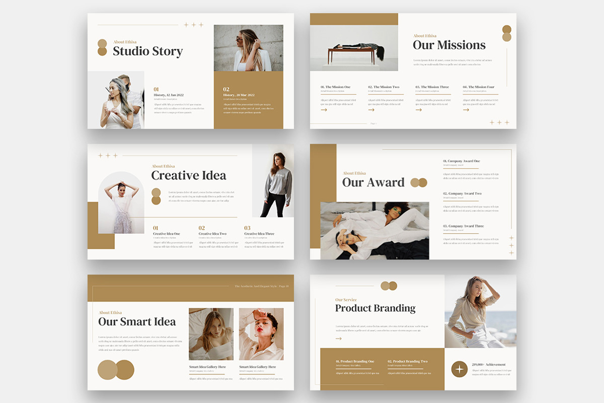 Ethisa Aesthetic Google Slides, a Presentation Template by kerismaker (Photo 3 of 6)