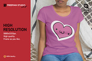 African Girl T-Shirt Mock-Up Set, a Shirt Mockup by Freeman Studio (Thumbnail 3 of 14)