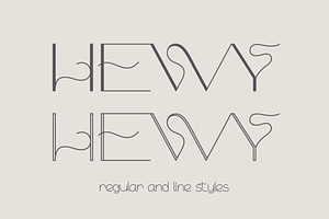 Hewy - Elegant Sans Serif Font