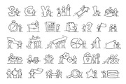 Cartoon financial icons with people, an Icon by Sapunkele (Thumbnail 3 of 3)