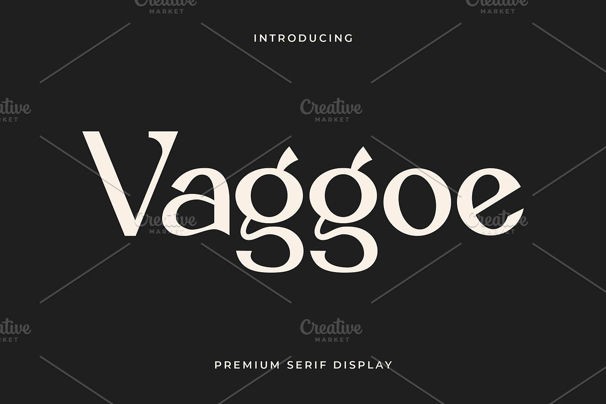 Vaggoe Elegant Serif Font, a Serif Font by Artiveko (Photo 1 of 10)