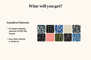 Abstract Seamless Patterns, a Pattern Graphic by Ninterints (Thumbnail 2 of 17)