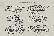 Bernadyans - Monoline Script Font, a Script Font by Inviline.co (Thumbnail 11 of 12)